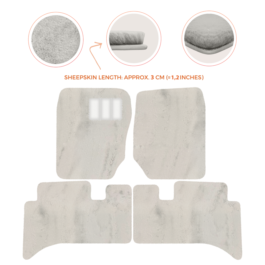 Premium Sheepskin Floor Mats for Range Rover Sport L460 (2022-2024)