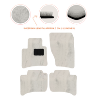 Premium Sheepskin Floor Mats for Porsche Cayenne (2010-2018)