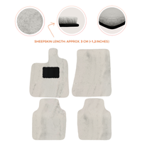 Premium Luxury Sheepskin Floor Mats for Ferrari Roma (2021-2024)
