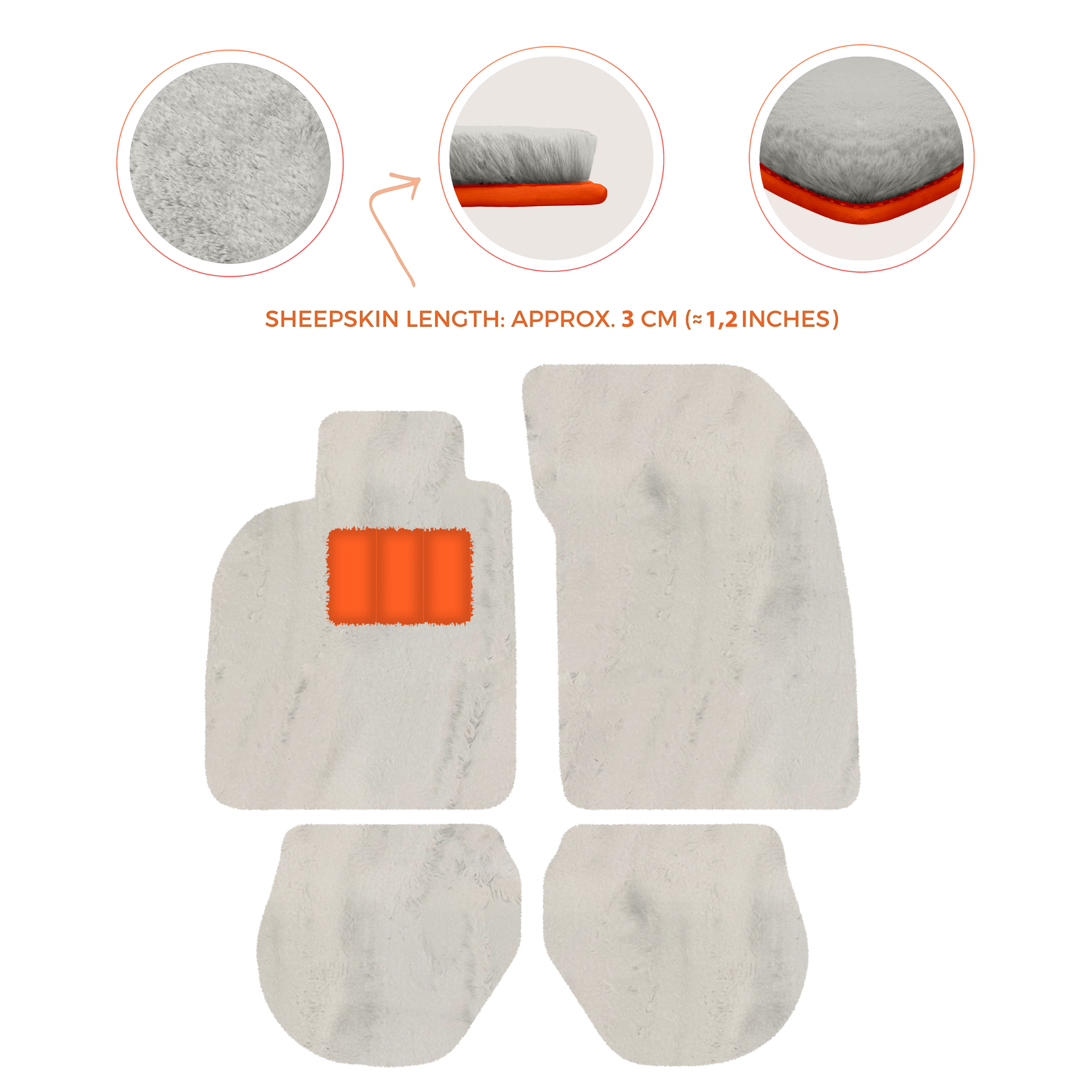 Tapis de voiture noirs pour Porsche 993 (1994-1998) avec - AutoWin