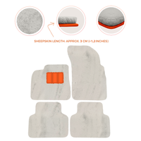 Premium Sheepskin Floor Mats for Lamborghini Countach 1974-1990