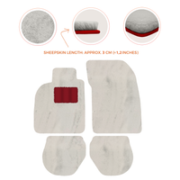 Sheepskin Floor Mats for Porsche 911-993 (1993-1998) - Sheepskin Length, Various Color Options