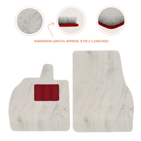 Luxury Sheepskin Floor Mats for Lamborghini Revuelto 2024-2025