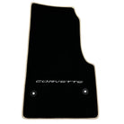 Black Floor Mats For Chevrolet Corvette C8 (2020-2024) - AutoWin