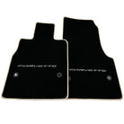 Black Floor Mats For Chevrolet Corvette C8 (2020-2024) - AutoWin