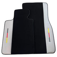 Black Floor Mats for BMW G61 (2023-2026) Touring with Gray Leather