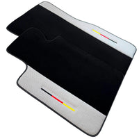 Black Floor Mats for BMW M3 G81 Touring (2022-2026) with Gray Leather