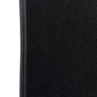 Black Floor Mats for BMW 5 Series G30 with Green Leather ER56 Performance