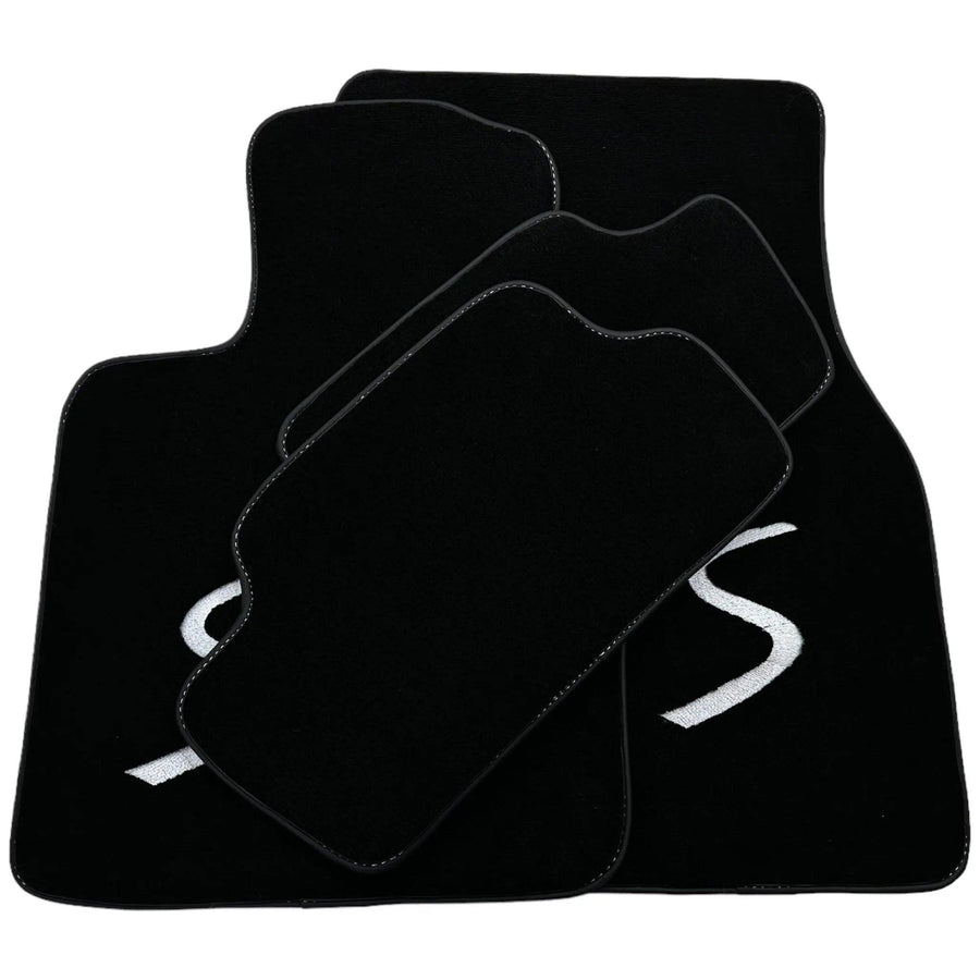 Black Floor Mats for Mini Cabrio F57 Convertible (2016-2023) - AutoWin