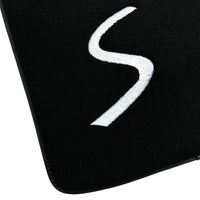 Black Floor Mats for Mini Cabrio F57 Convertible (2016-2023) - AutoWin