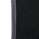 Black Floor Mats for Mini Cabrio F57 Convertible (2016-2023) with Gray Trim - AutoWin