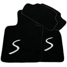 Black Floor Mats for Mini Cabrio R52 Convertible (2004-2009) - AutoWin