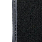 Black Floor Mats for Mini Cabrio R52 Convertible (2004-2009) with Gray Trim - AutoWin