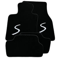 Black Floor Mats for Mini Cabrio R56 Convertible (2009-2016) - AutoWin