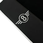 Black Floor Mats for Mini Cabrio R56 Convertible (2009-2016) with Leather | White Trim - AutoWin