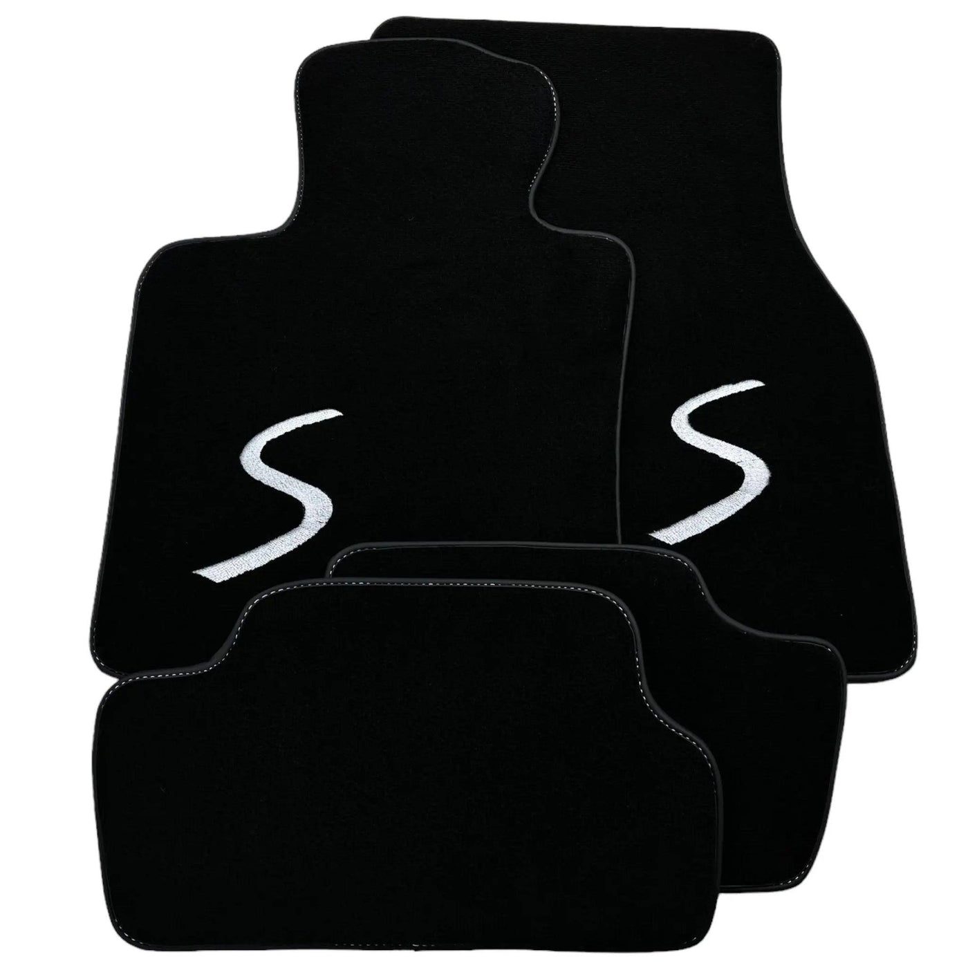Black Floor Mats for Mini Clubman F54 (2019-2023) - AutoWin