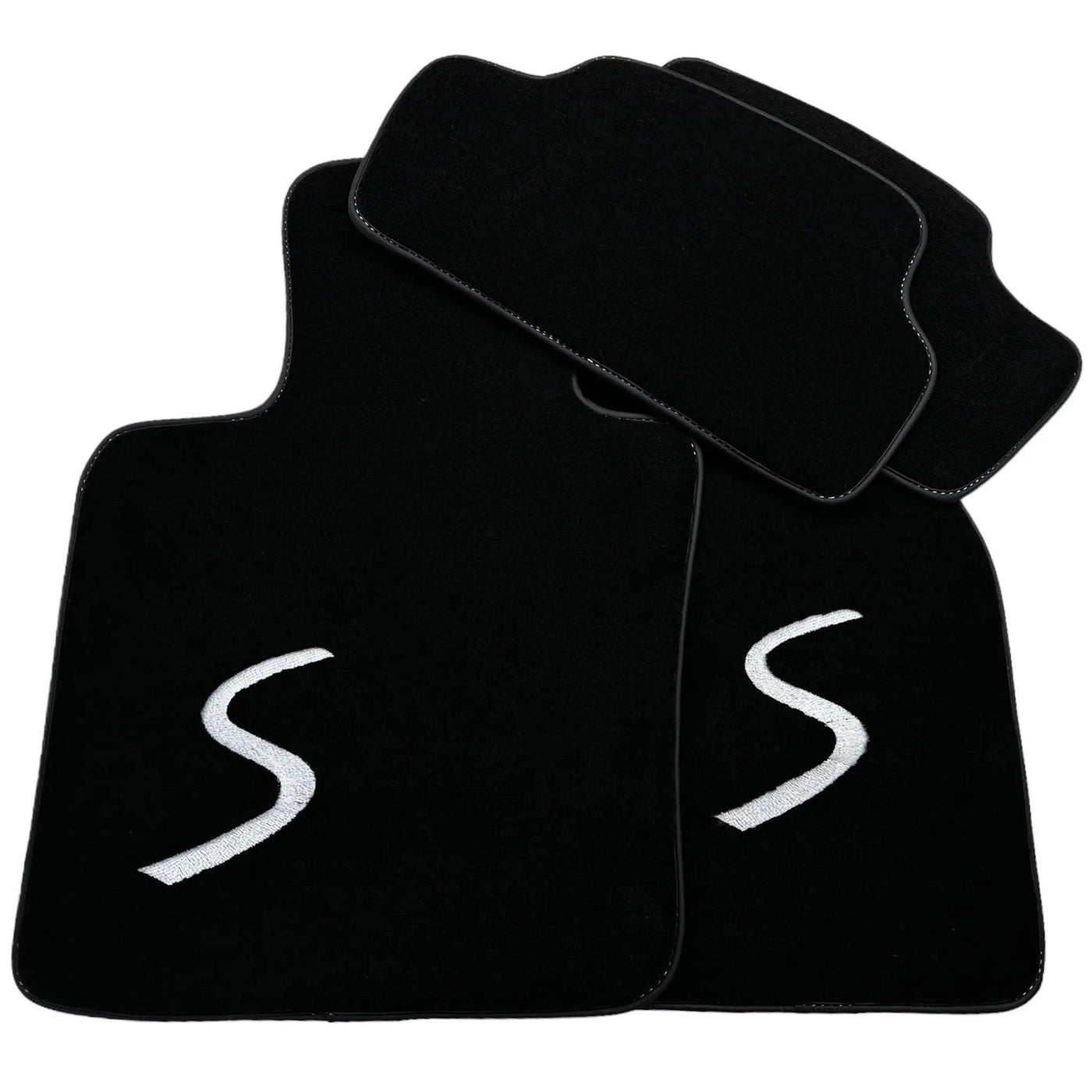 Black Floor Mats for Mini Clubman F54 (2019-2023) - AutoWin