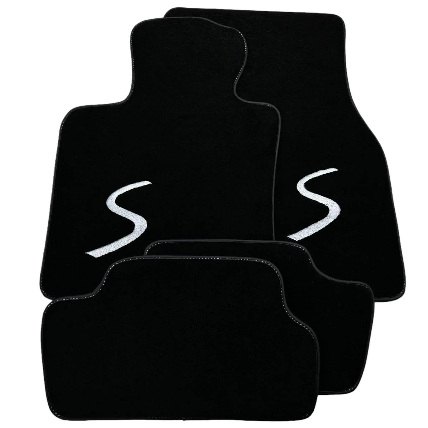 Black Floor Mats for Mini Clubman R55 (2007-2015) - AutoWin