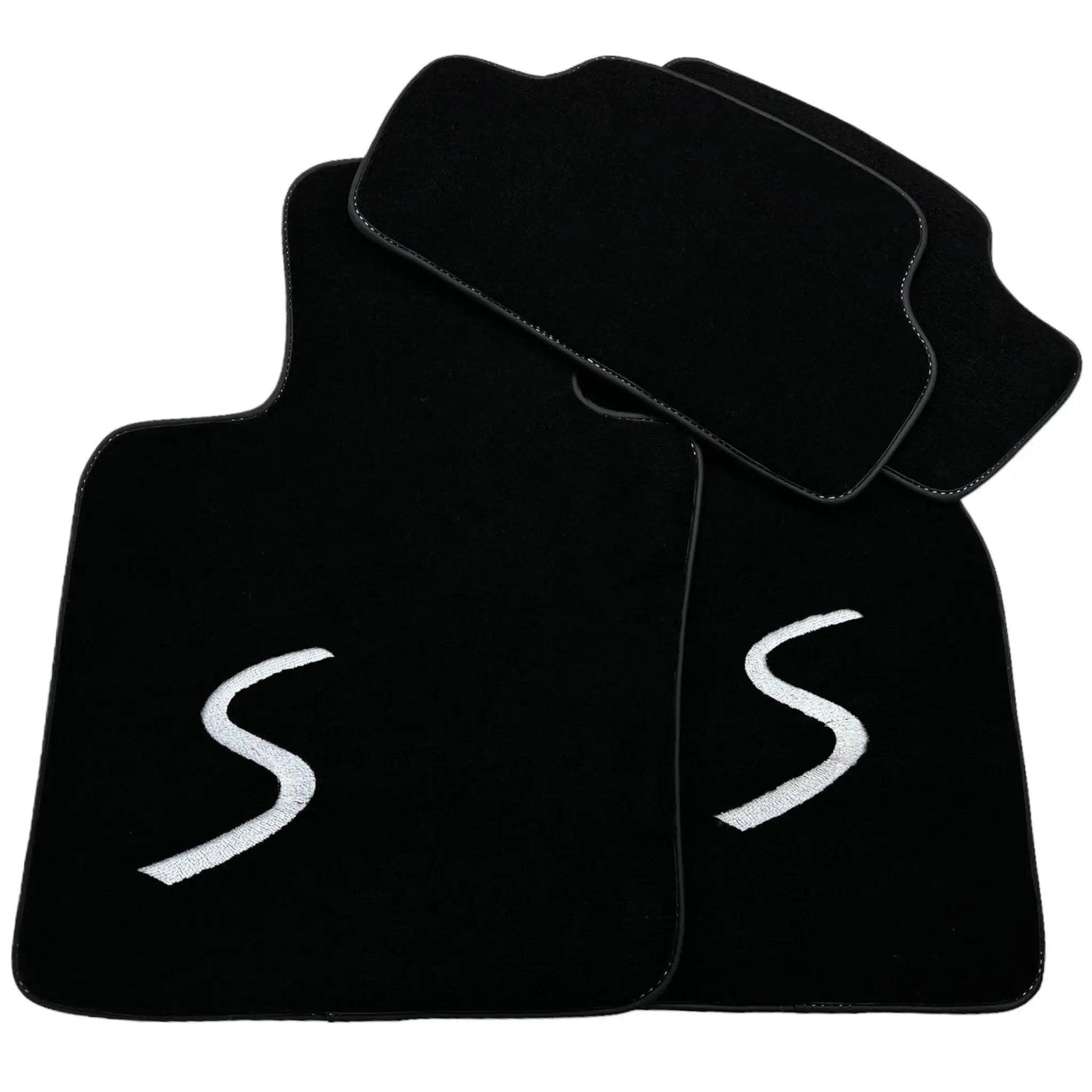 Black Floor Mats for Mini Clubman R55 (2007-2015) - AutoWin