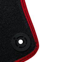 Black Floor Mats for Porsche Cayenne (2010-2018) ER56 Design - AutoWin