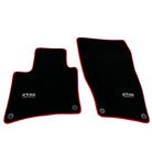 Black Floor Mats for Porsche Cayenne (2010-2018) ER56 Design - AutoWin