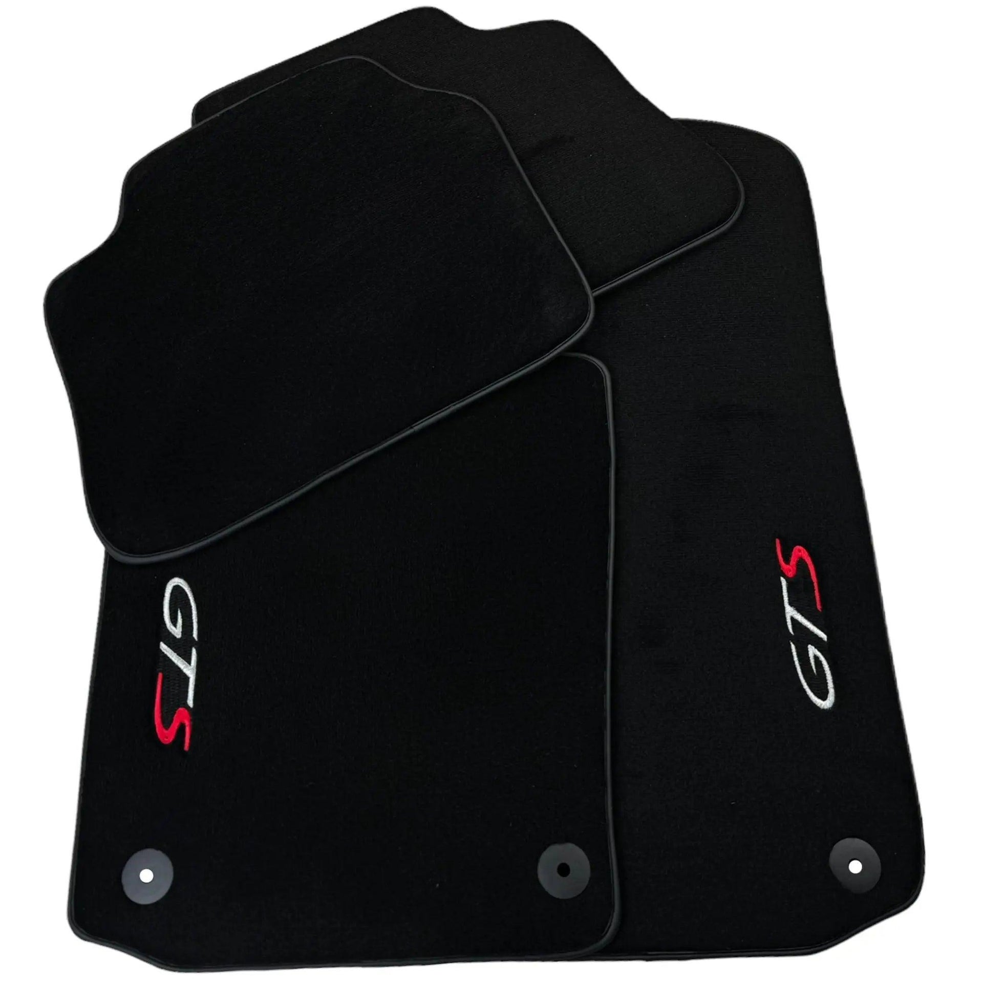 Black Floor Mats for Porsche Panamera (2009-2016) - AutoWin