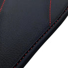 Black Leather Floor Mats For Mercedes Benz CLC-Class CL203 (2008 - 2011) | ER56 Design - AutoWin