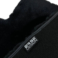 Black Sheepskin Floor Mats For Mercedes Benz C-Class S206 Wagon (2021-2023) Hybrid | ER56 Design - AutoWin
