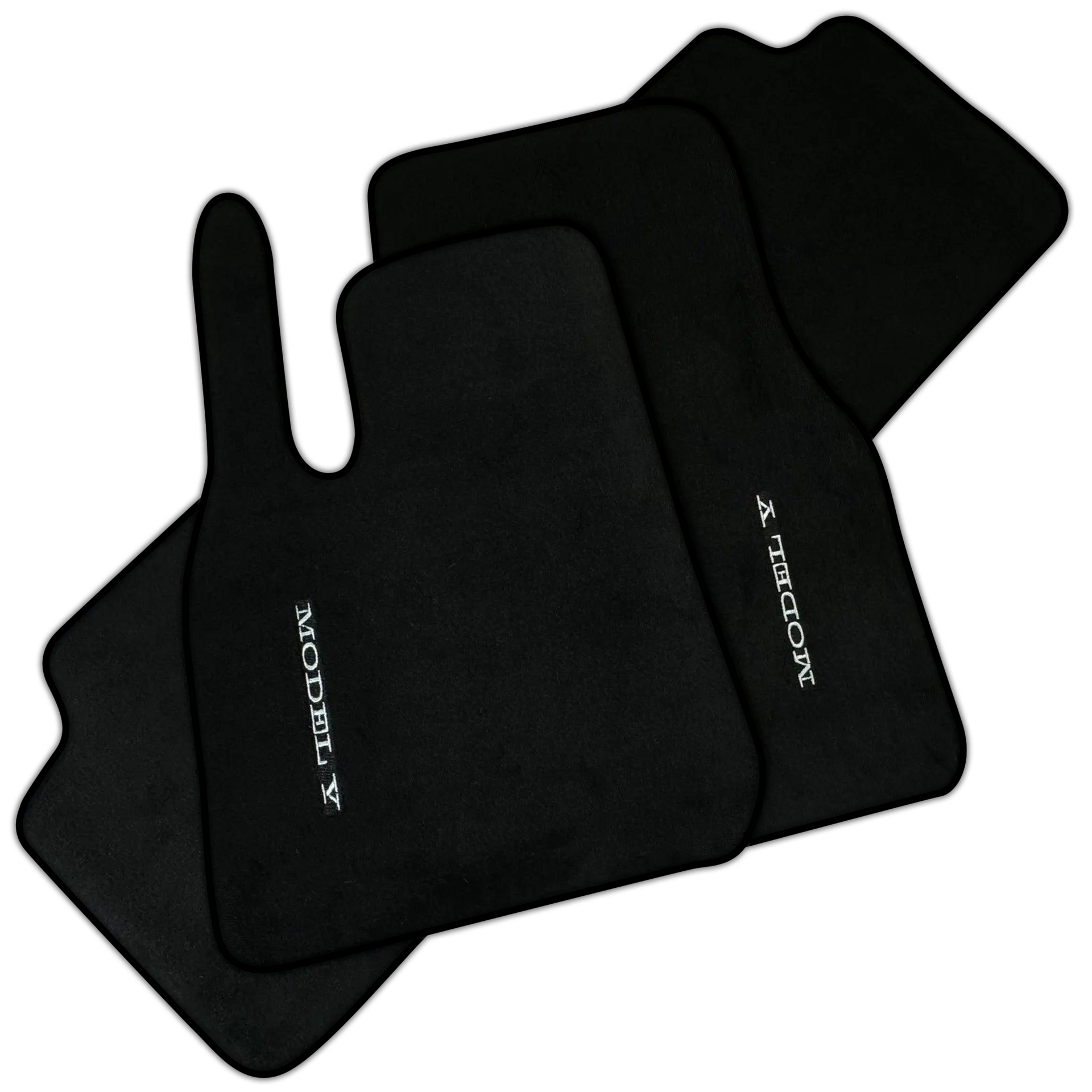 Black Floor Mats For Tesla Model Y (2020-2023)