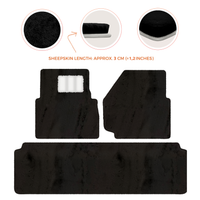 Luxurious Premium Sheepskin Floor Mats for Range Rover (2012-2022)