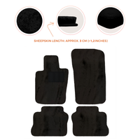 Luxurious Sheepskin Floor Mats for Porsche Panamera (2009-2016)