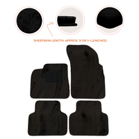 Premium Sheepskin Floor Mats for Lamborghini Countach 1974-1990