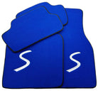 Blue Floor Mats for Mini Cabrio R52 Convertible (2004-2009) - AutoWin