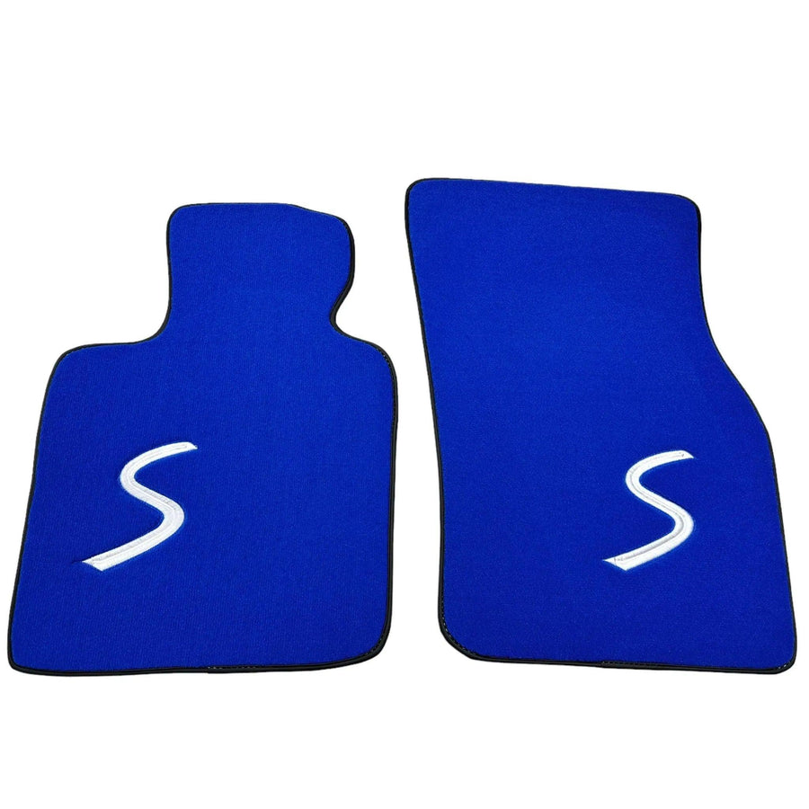Blue Floor Mats for Mini Cabrio R56 Convertible (2009-2016) - AutoWin