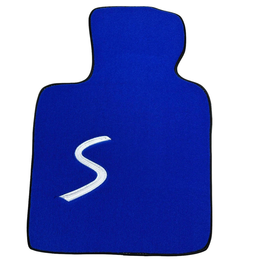 Blue Floor Mats for Mini Countryman F60 Hybrid (2020-2023) - AutoWin