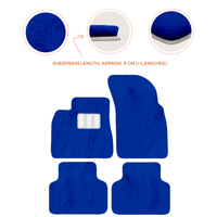 Premium Luxury Sheepskin Floor Mats for Bentley Bentayga 2015-2023