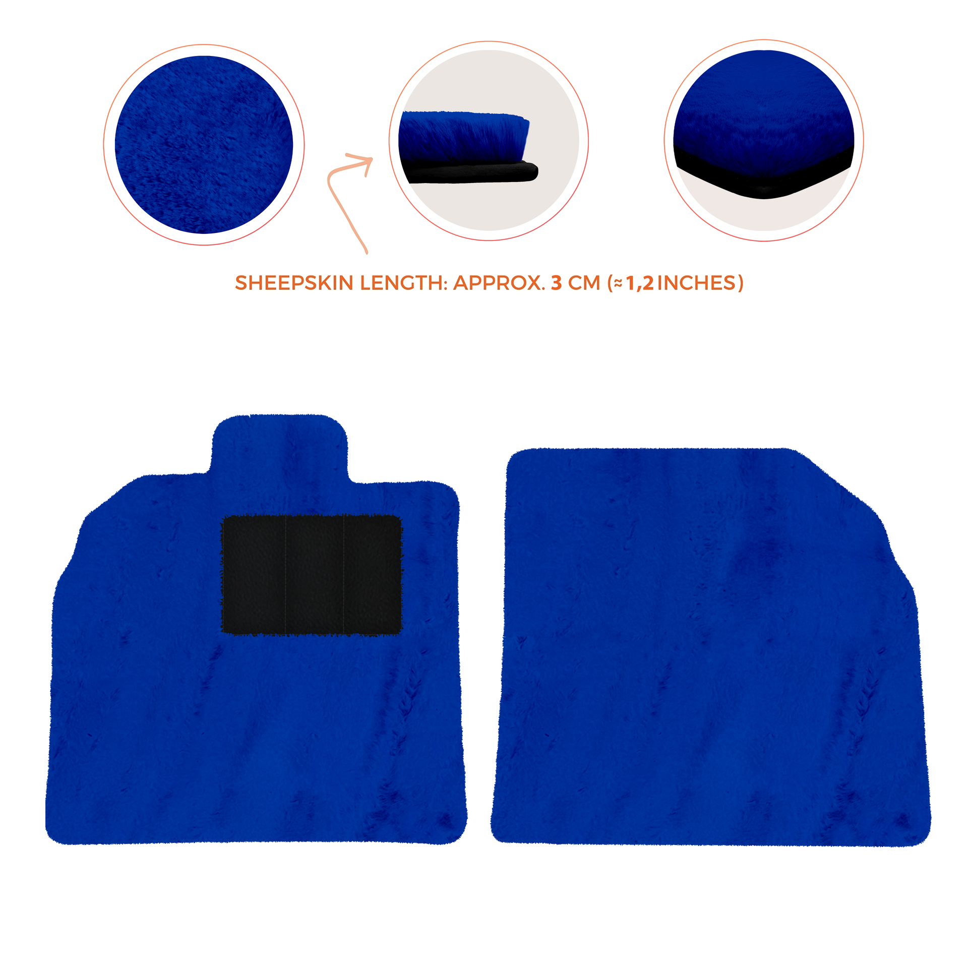 Black Floor Mats for Lamborghini Aventador SV with Alcantara Leather - AutoWin.EU