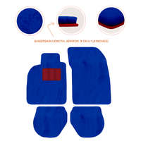 Sheepskin Floor Mats for Porsche 911-993 (1993-1998) - Sheepskin Length, Various Color Options