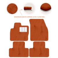 Premium Sheepskin Floor Mats for Range Rover Vehicles (2012-2022)