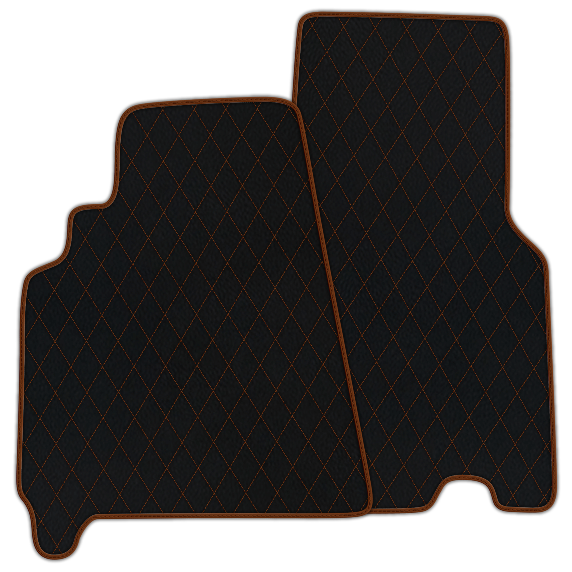 Customizable Leather Floor Mats with Hex Pattern for Ferrari 550 Maranello (1996-2002) - AutoWin