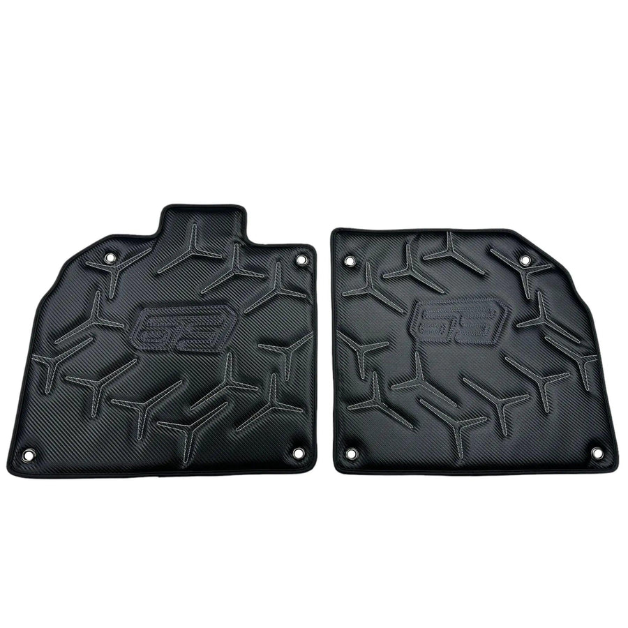Carbon Leather Floor Mats for Lamborghini Aventador SVJ 63 Edition - AutoWin