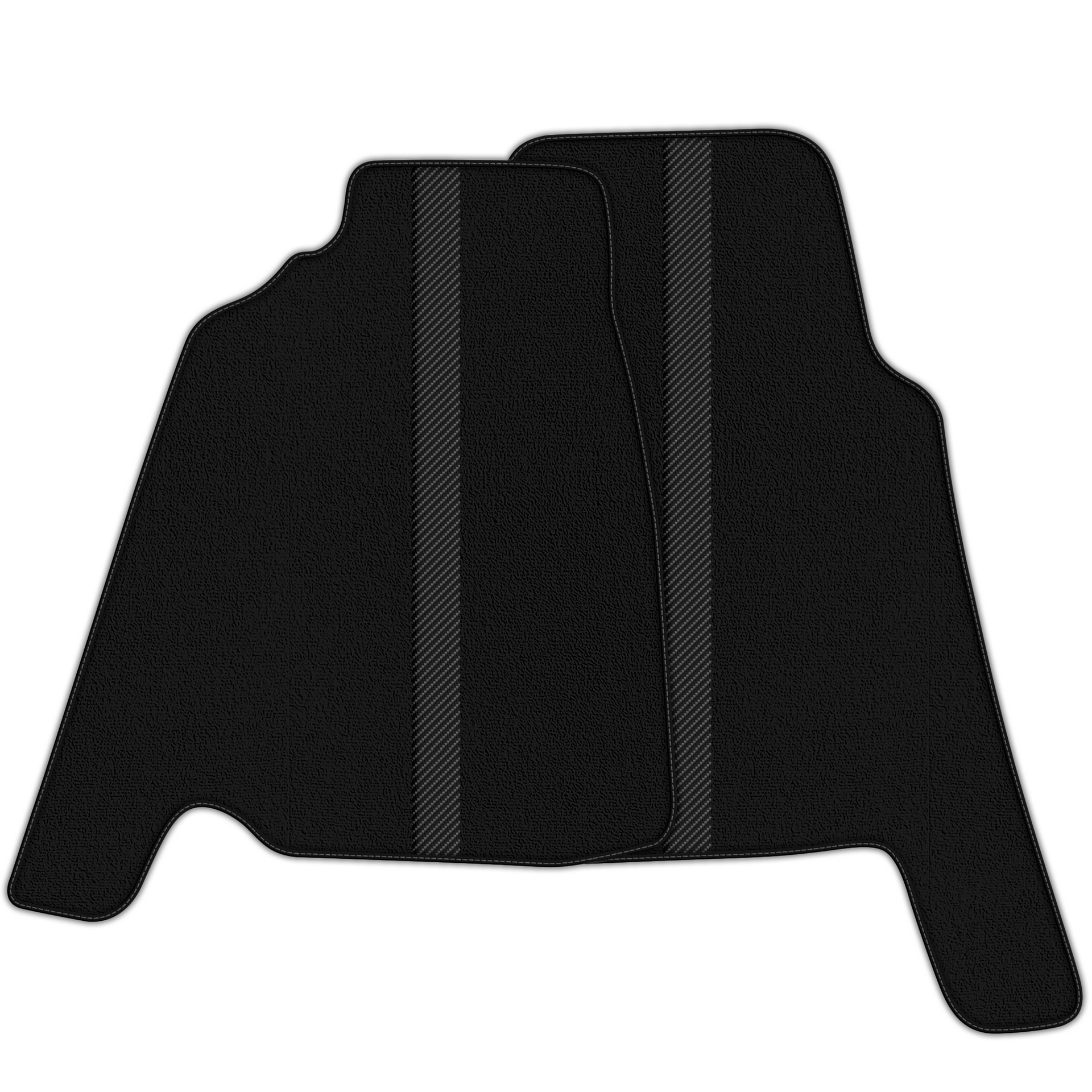 Black Floor Mats for Ferrari 348 TS (1989-1995) | Custom Fit