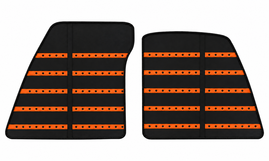 Tapis de voiture en cuir noir motif Daytona pour Ferrari 849 Testarossa (2026-2027)
