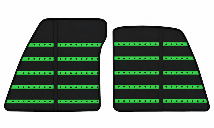 Tapis de voiture en cuir noir motif Daytona pour Ferrari 849 Testarossa (2026-2027)