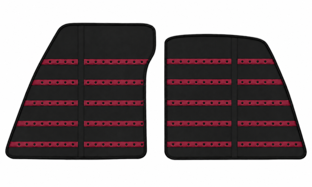 Tapis de voiture en cuir noir motif Daytona pour Ferrari 849 Testarossa (2026-2027)