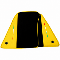 Black Floor Mats for Ferrari 849 Testarossa (2026-2027) with Custom Leather