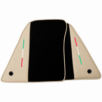 Black Floor Mats for Ferrari 849 Testarossa (2026-2027) with Custom Leather