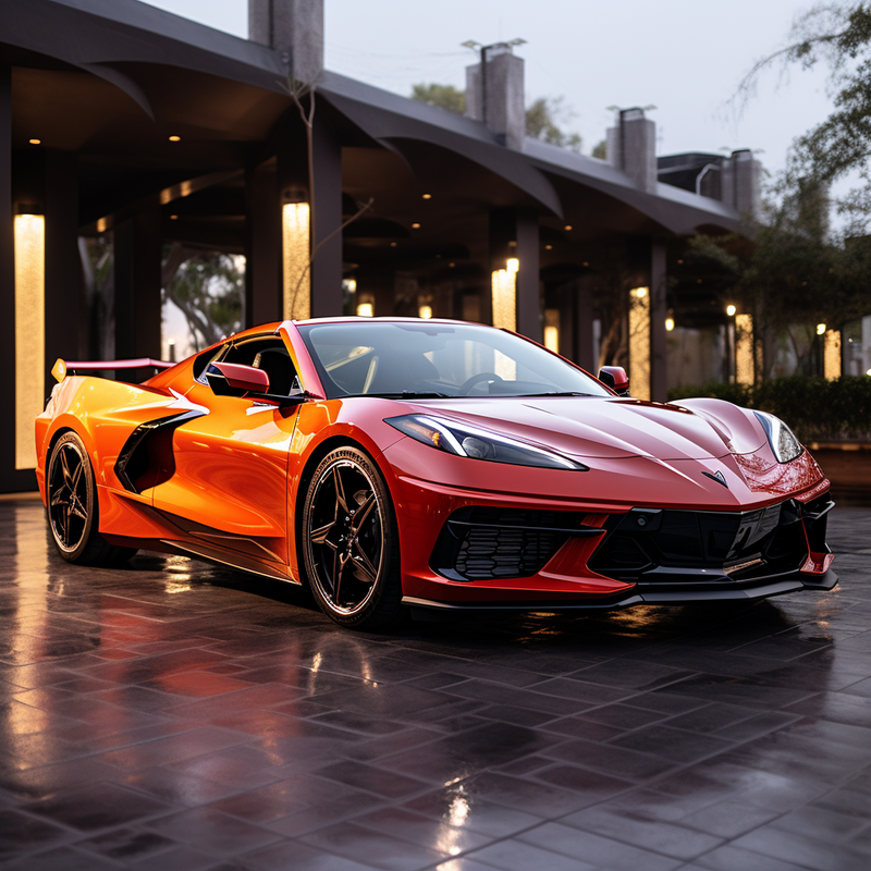 Collection de tapis de sol Autowin pour Chevrolet Corvette C8 Targa Top (2020-2022)