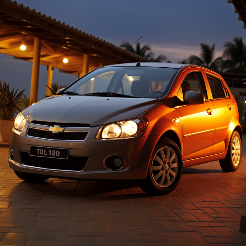 Autowins Premium-Fußmatten für Chevrolet Kalos (2002–2011).