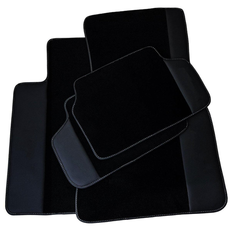 Customizable Black Mats For BMW Gran Tourer F46 (2015-2022) 5 Seats With Leather - AutoWin